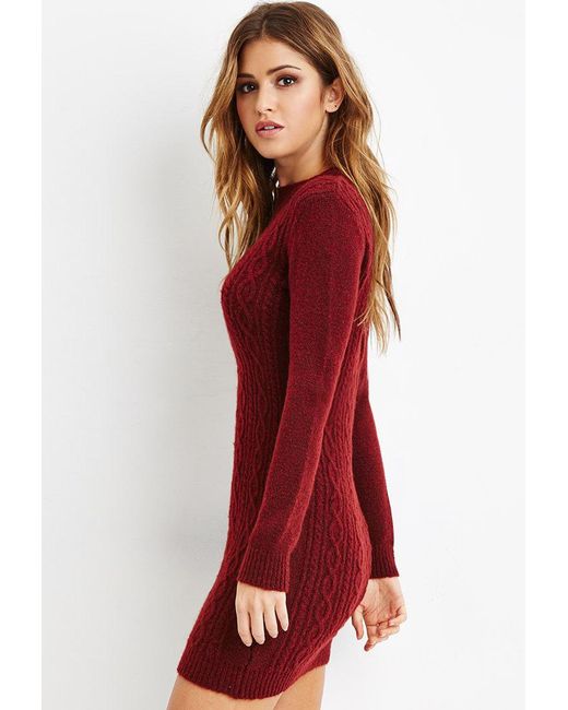 Forever 21 Cable Knit Sweater Dress You 