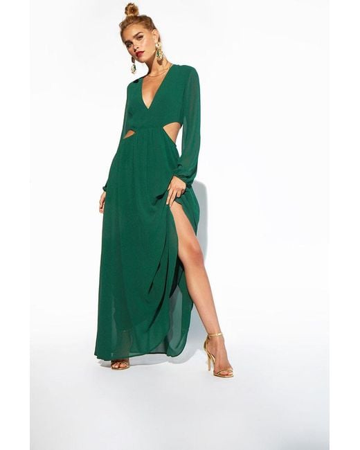 Forever 21 Synthetic Cutout Maxi Dress 