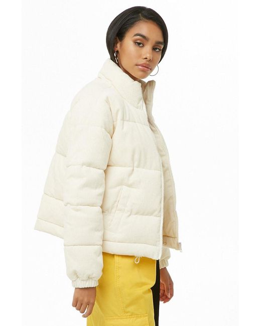 Corduroy Puffer Jacket 