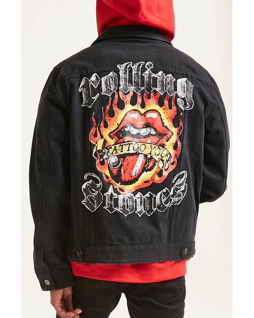 Rolling Stone Graphic Denim Jacket 