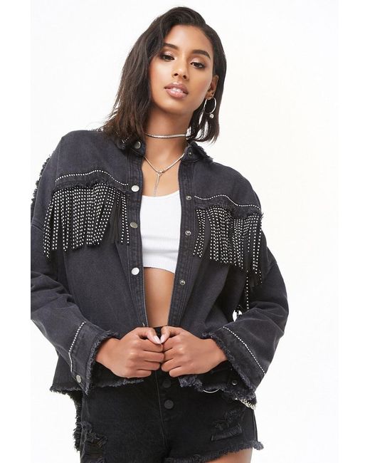 Forever 21 Momokrom Studded Fringe 