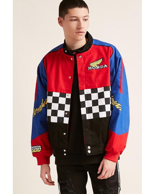Cotton Honda Embroidered Twill Jacket 