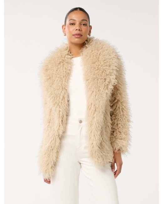 Jennifer Faux Fur Coat main image 0