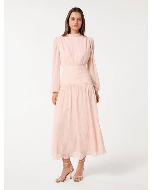 Forever New Celine Midi Dress in Pink | Lyst UK Forever New Celine Midi Dress in Pink | Lyst UK