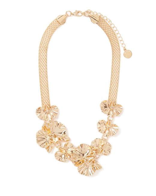 Forever New White Signature Saskia Statement Flower Necklace