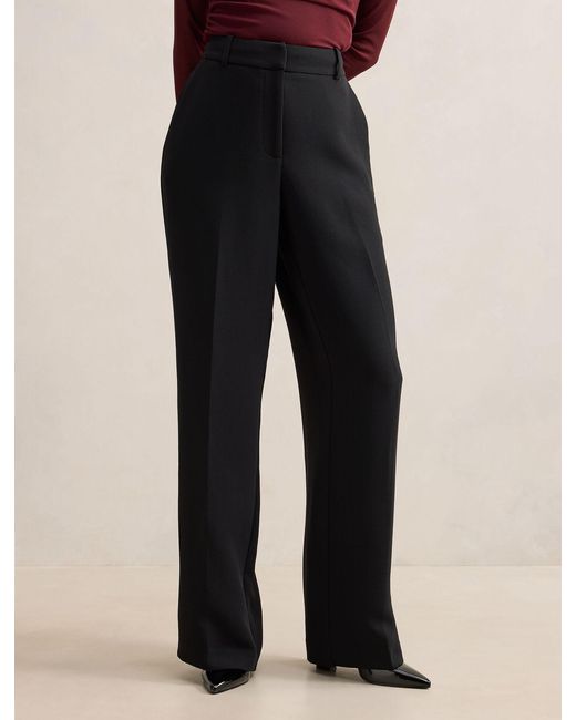 Forever New Black Dahlia Petite Straight Leg Pant