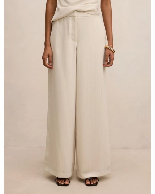 Forever New Natural Willow Petite Wide Leg Pants