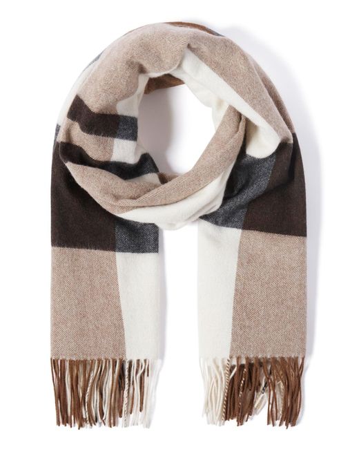 Forever New Multicolor Bryony Check Premium Wool Scarf