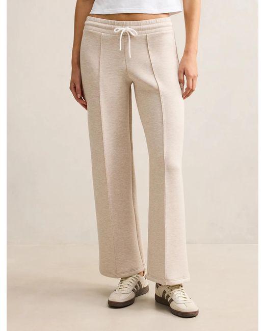 Forever New Natural Tiana Wide Leg Track Pants