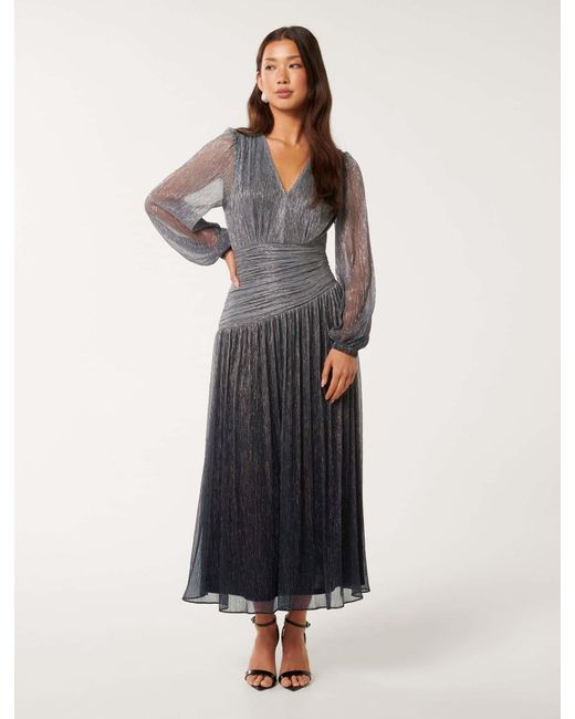 VIVA FOREVER DRESS / SHINY ECRU