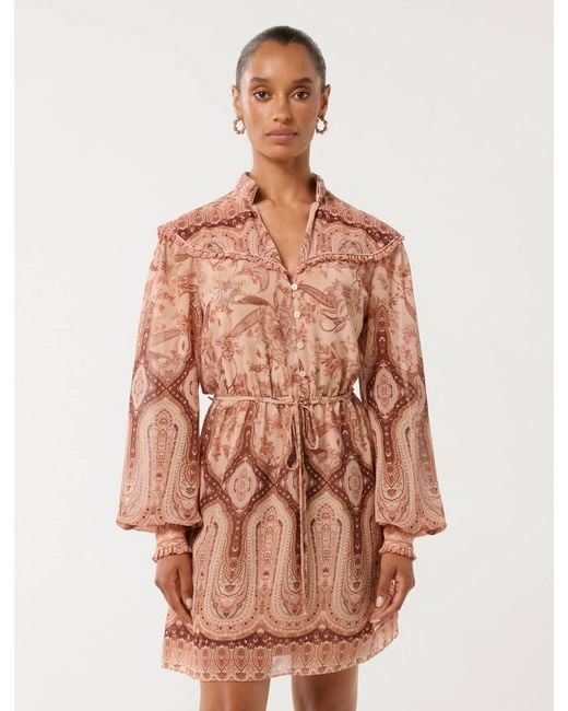 Forever New Multicolor Sonny Petite Printed Mini Dress
