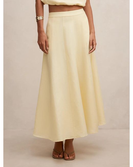 Forever New Natural Georgina Godet Skirt