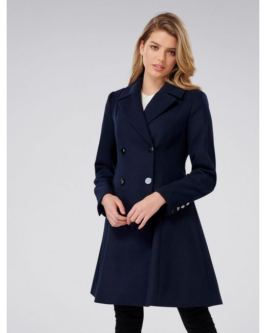 petite navy coat