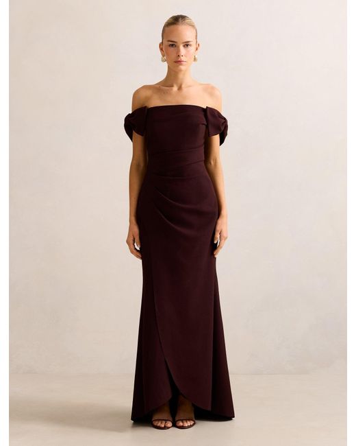 Forever New Multicolor Kalee Bow Wrap Skirt Dress