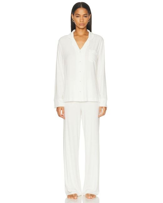 Skims White Soft Lounge Sleep Set