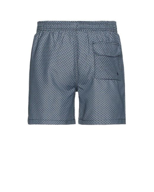 Barbour Blue Shell Swim Short for men