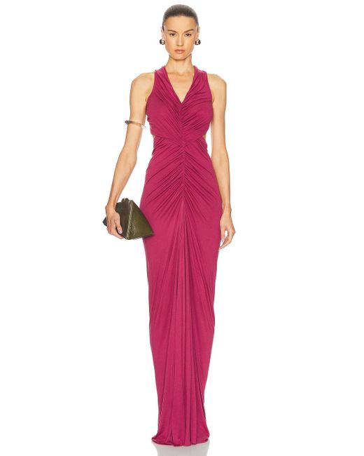 Rick Owens Pink Poppy Gown