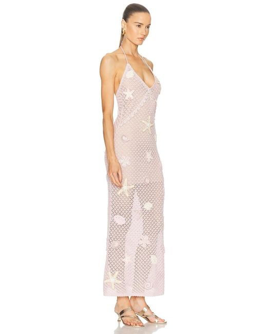 LoveShackFancy White Macie Dress