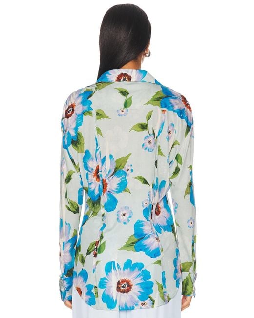 Acne Blue Suri Top