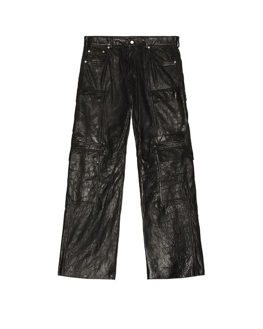 Rick Owens Black Geth Cargo for men