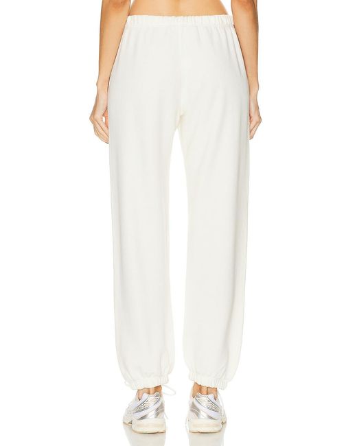ÉTERNE White Classic Sweatpant