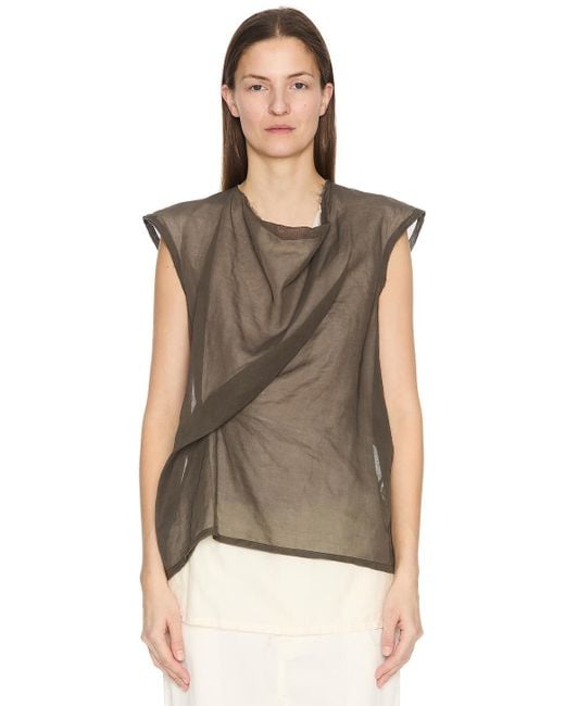 The Row Brown Inawa Top