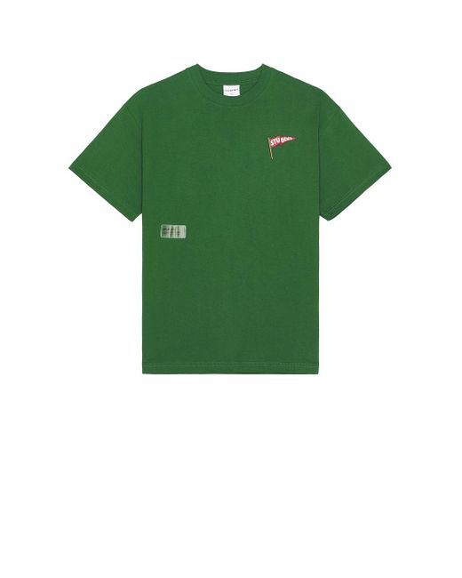 Students Golf Green Attendance T-Shirt for men
