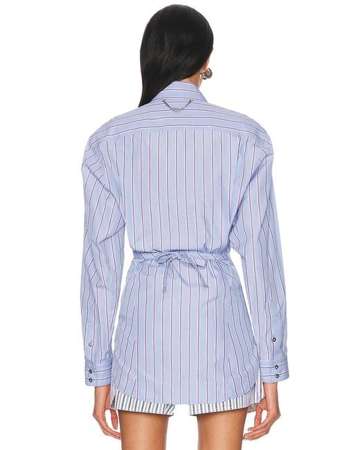 Rabanne Blue Button Up Shirt