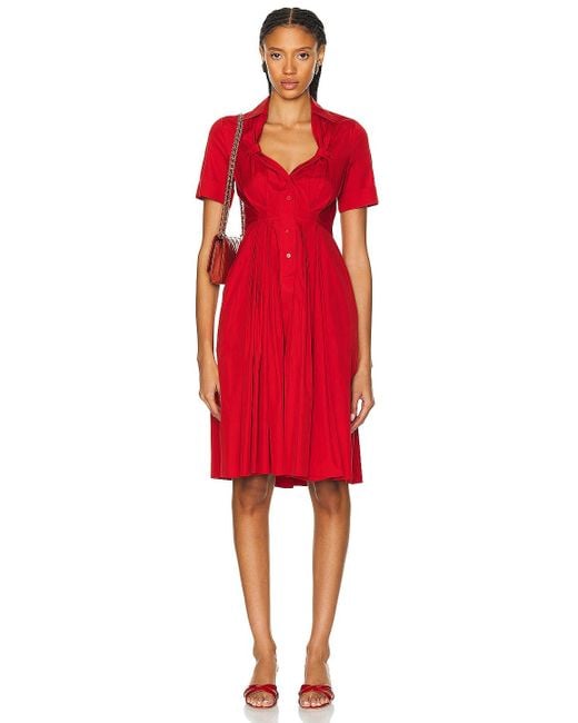 Gucci Red Midi Dress