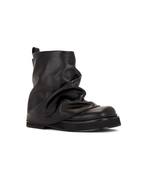 The Attico Black Mini Robin Boots