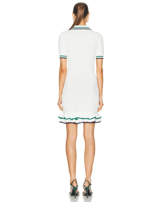 Casablancabrand White Pointelle Tennis Dress