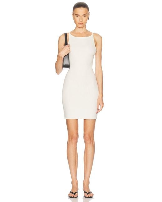ÉTERNE White Iris Mini Dress