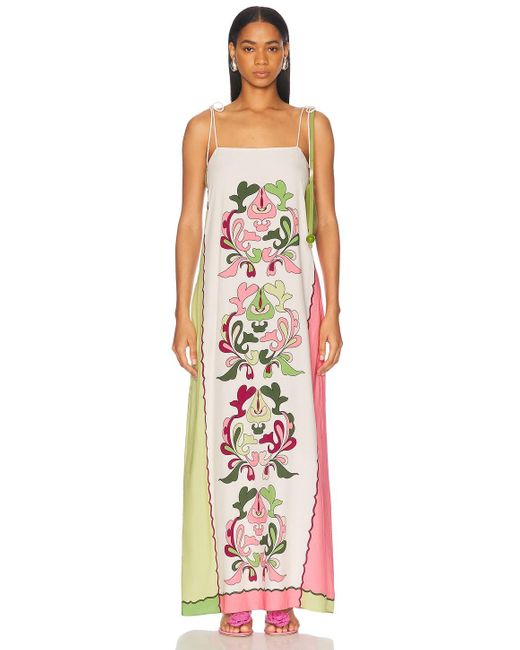 Adriana Degreas White Inamorata Straps Long Dress