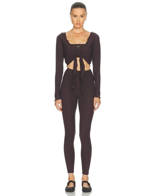 437 Brown The Essentials Legging