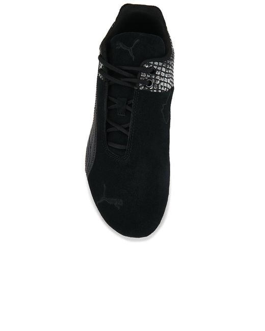 PUMA Black Sports Shoes "Future Cat Emboss"