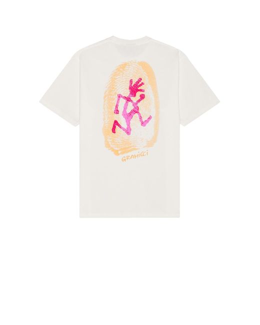 Gramicci Pink Thumbprint Tee for men