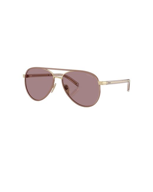 Prada Multicolor Aviator Sunglasses