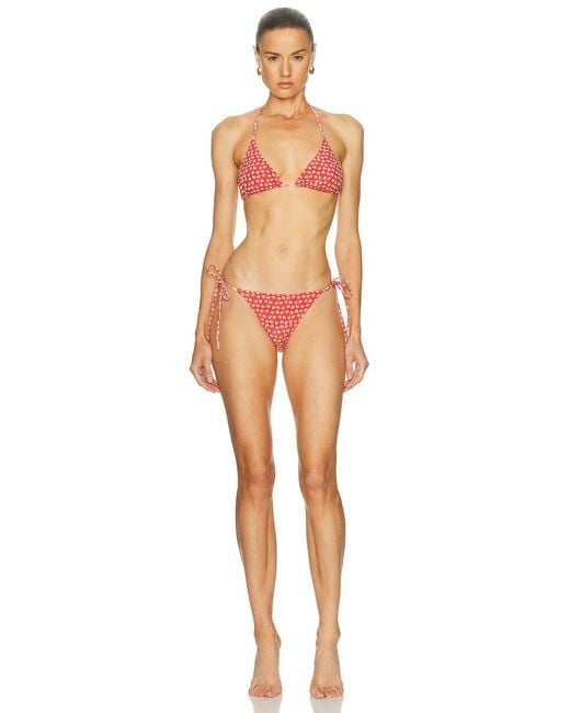 Solid & Striped Orange The Ines Bikini Bottom