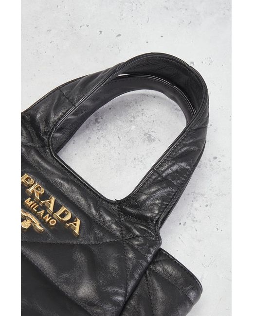 Prada Black Nappa Tote Bag