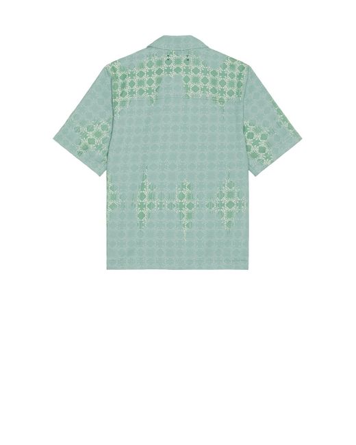Amiri Green Ma Quad Bleached Shirt for men