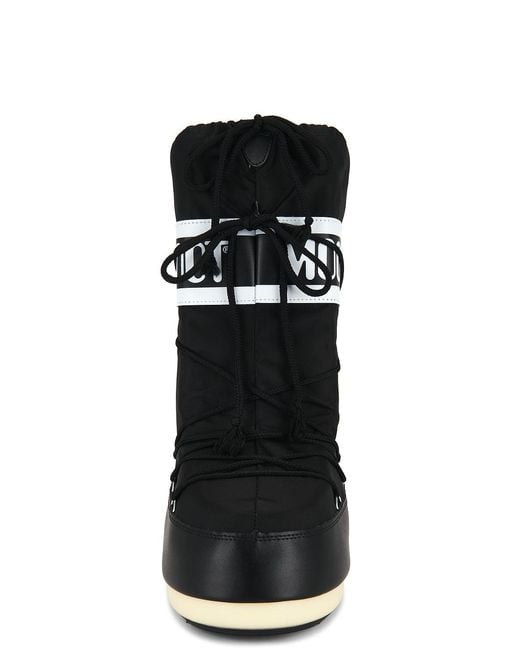 Moon Boot Black Icon Nylon Boot for men