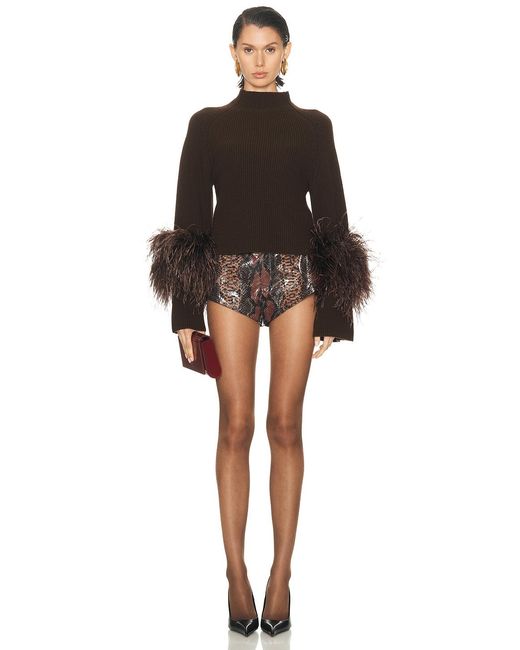 LAPOINTE Black Crinkle Mini Short
