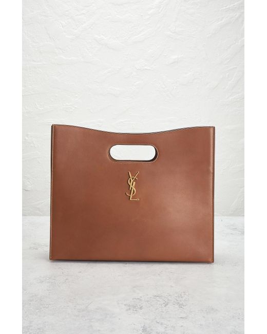 Saint Laurent Brown New Le Carre Bag