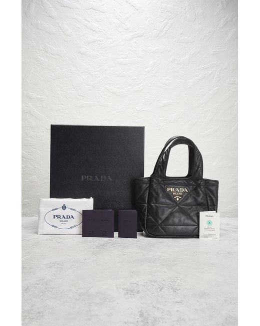 Prada Black Nappa Tote Bag
