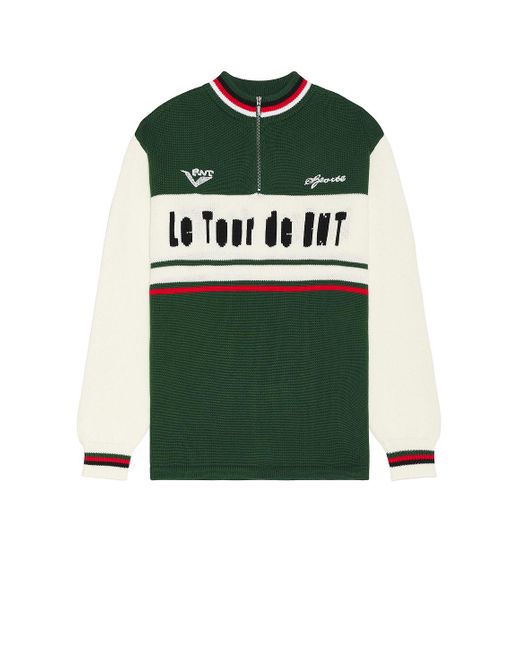 rice nine ten Knitting Cycling Jersey in Green for Men | Lyst