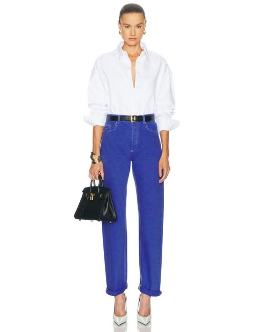 EZR White Button Down Top