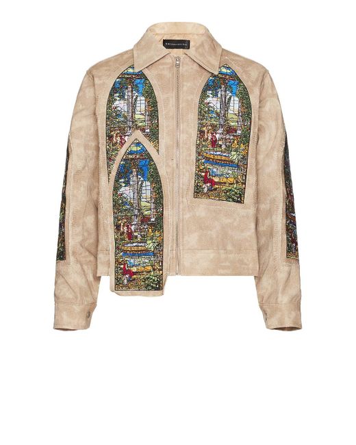 Who Decides War Natural Eden Trucker Jacket for men