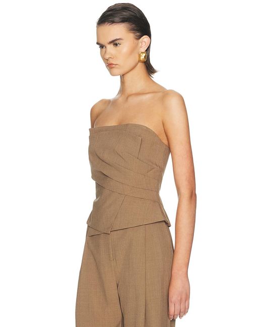 The Sei Multicolor Wrap Bustier Top
