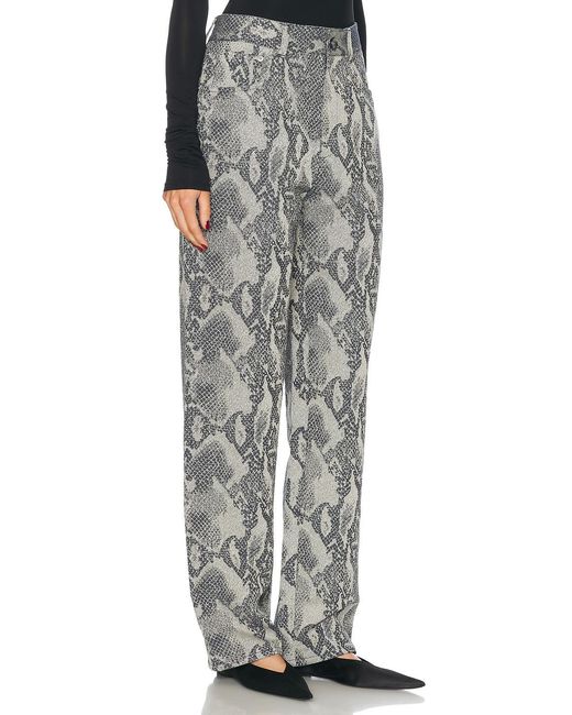LAPOINTE Gray Straight Leg Jeans