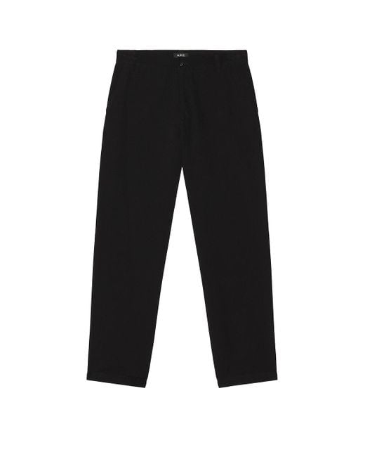 A.P.C. Black Chino Lawrence for men